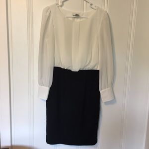 H&M Black and White Dress